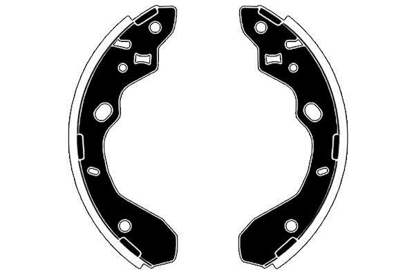 Jeu de 4 mâchoires de frein Raicam RA28870