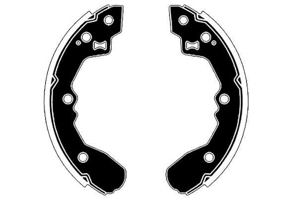 Jeu de 4 mâchoires de frein Raicam RA28900