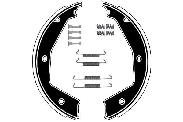 Jeu de 4 mâchoires de frein Raicam RA28911