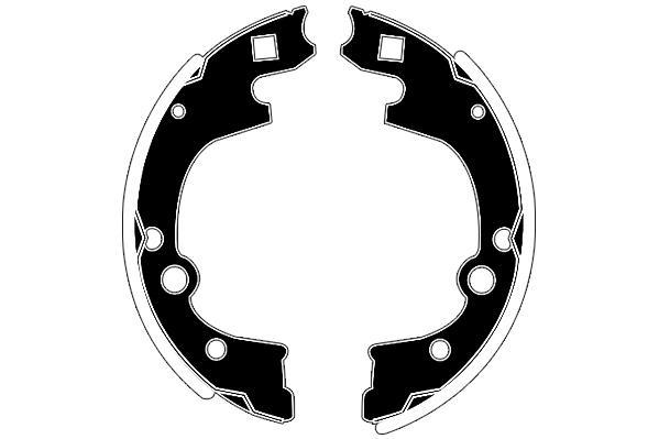 Jeu de 4 mâchoires de frein Raicam RA28940