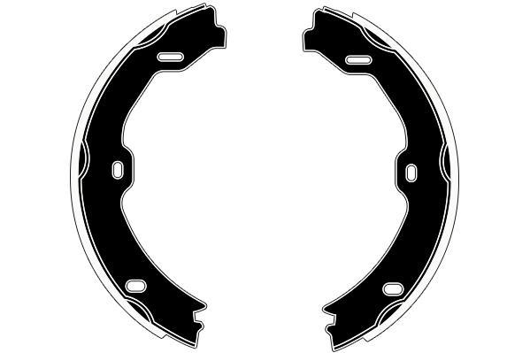 Jeu de 4 mâchoires de frein Raicam RA29010