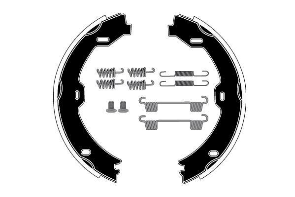 Jeu de 4 mâchoires de frein Raicam RA29011