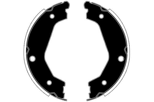 Jeu de 4 mâchoires de frein Raicam RA29020