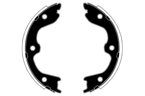 Jeu de 4 mâchoires de frein Raicam RA29030