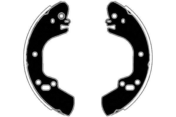 Jeu de 4 mâchoires de frein Raicam RA29100
