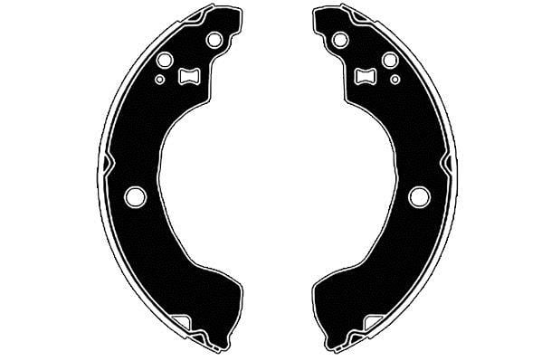 Jeu de 4 mâchoires de frein Raicam RA29140