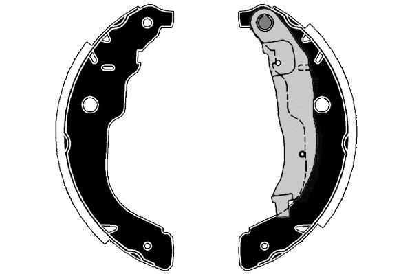 Jeu de 4 mâchoires de frein Raicam RA29200