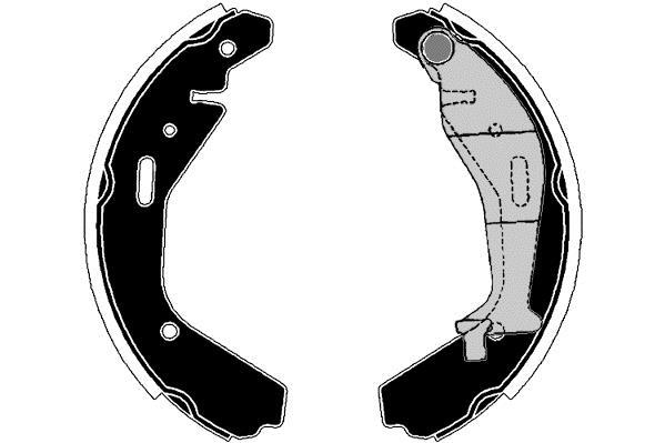 Jeu de 4 mâchoires de frein Raicam RA29350