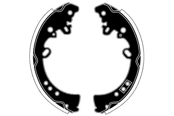 Jeu de 4 mâchoires de frein Raicam RA29361