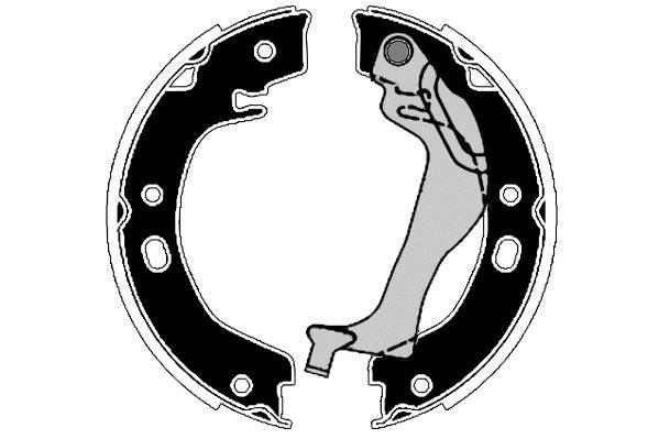 Jeu de 4 mâchoires de frein Raicam RA29370