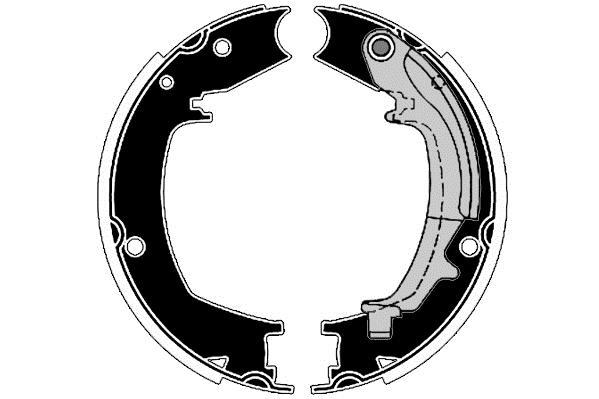 Jeu de 4 mâchoires de frein Raicam RA29400