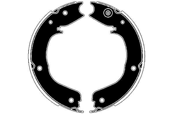 Jeu de 4 mâchoires de frein Raicam RA29480