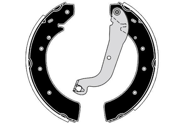 Jeu de 4 mâchoires de frein Raicam RA29600