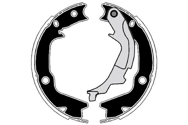 Jeu de 4 mâchoires de frein Raicam RA29650