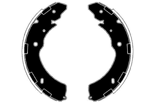 Jeu de 4 mâchoires de frein Raicam RA29670