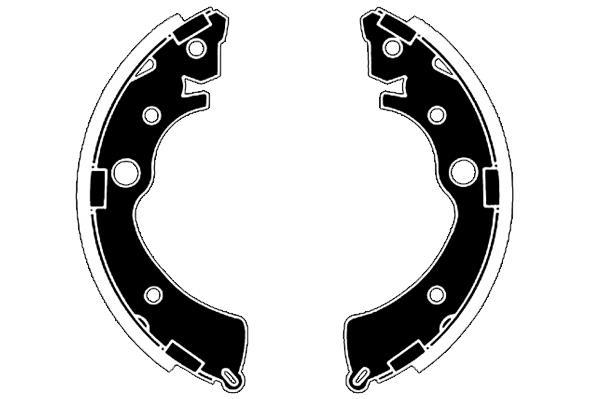 Jeu de 4 mâchoires de frein Raicam RA29690