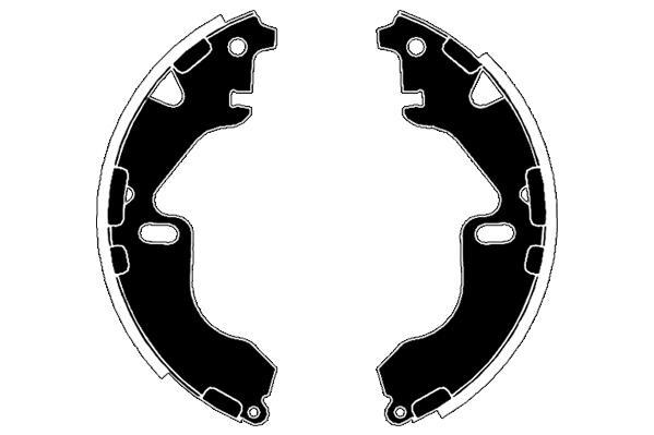 Jeu de 4 mâchoires de frein Raicam RA29720