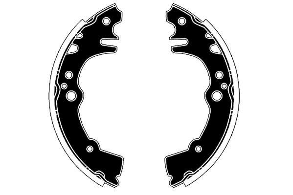 Jeu de 4 mâchoires de frein Raicam RA29800