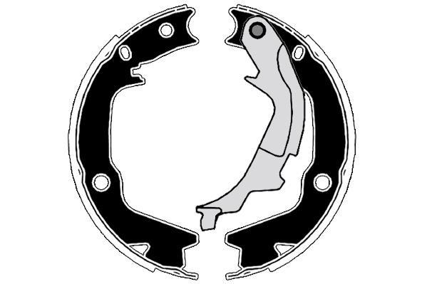 Jeu de 4 mâchoires de frein Raicam RA29810