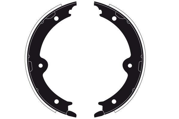 Jeu de 4 mâchoires de frein Raicam RA29910