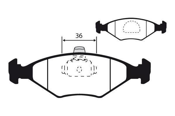 Jeu de 4 plaquettes de frein Raicam RA.0331.8
