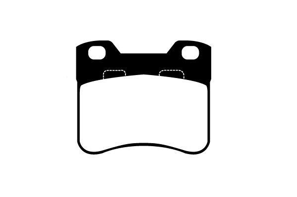 Jeu de 4 plaquettes de frein Raicam RA.0343.3
