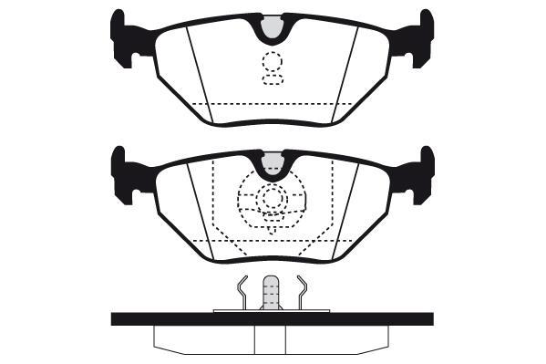 Jeu de 4 plaquettes de frein Raicam RA.0394.0