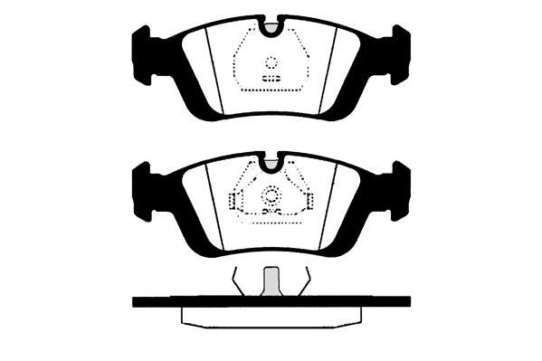 Jeu de 4 plaquettes de frein Raicam RA.0436.0