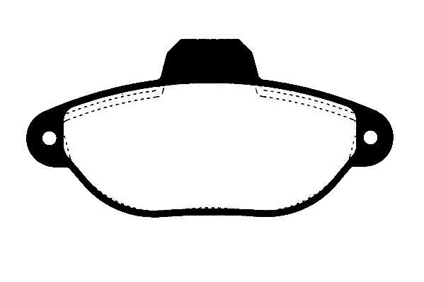 Jeu de 4 plaquettes de frein Raicam RA.0446.1