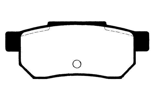 Jeu de 4 plaquettes de frein Raicam RA.0451.1