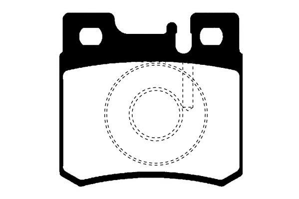 Jeu de 4 plaquettes de frein Raicam RA.0481.0