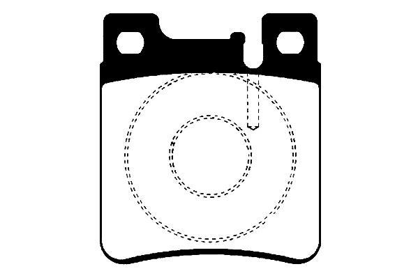 Jeu de 4 plaquettes de frein Raicam RA.0513.0