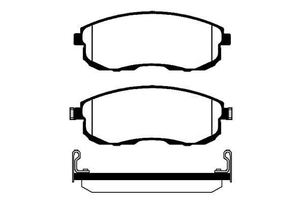 Jeu de 4 plaquettes de frein Raicam RA.0516.0