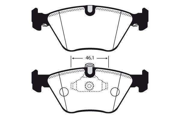Jeu de 4 plaquettes de frein Raicam RA.0632.2