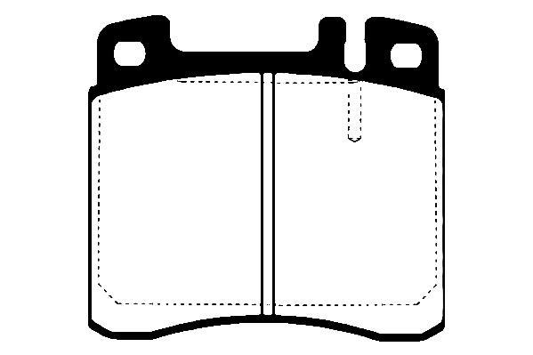 Jeu de 4 plaquettes de frein Raicam RA.0634.0
