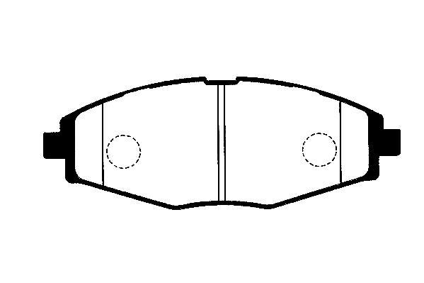 Jeu de 4 plaquettes de frein Raicam RA.0644.0
