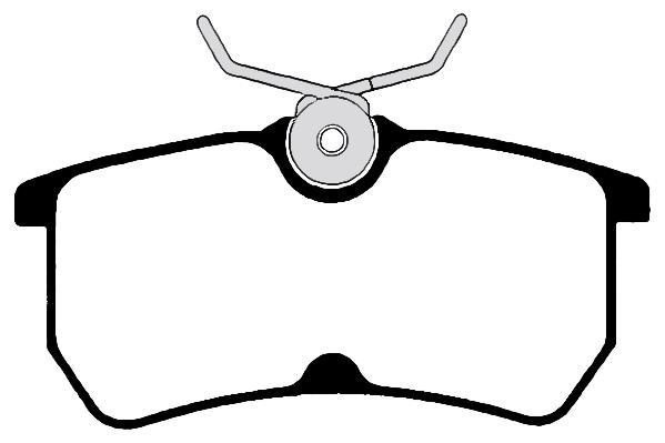 Jeu de 4 plaquettes de frein Raicam RA.0681.0