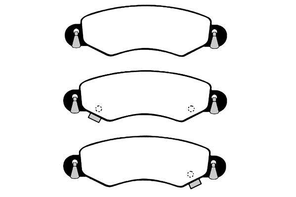 Jeu de 4 plaquettes de frein Raicam RA.0709.0