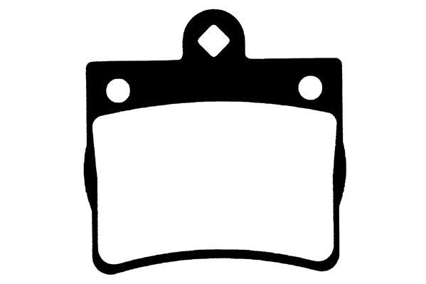 Jeu de 4 plaquettes de frein Raicam RA.0739.0