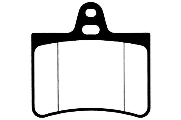 Jeu de 4 plaquettes de frein Raicam RA.0764.0