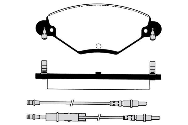 Jeu de 4 plaquettes de frein Raicam RA.0765.0