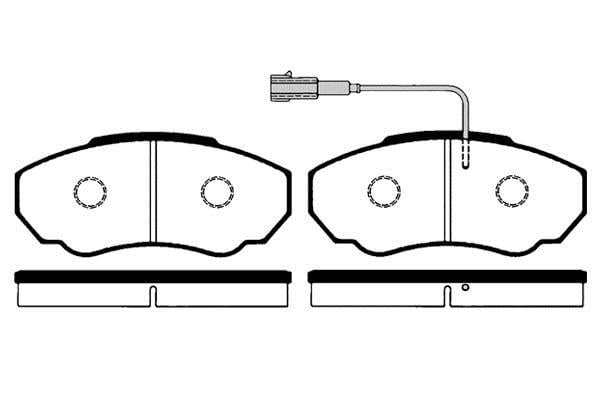 Jeu de 4 plaquettes de frein Raicam RA.0773.0