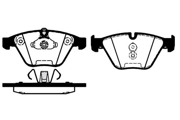 Jeu de 4 plaquettes de frein Raicam RA.0789.3