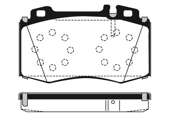 Jeu de 4 plaquettes de frein Raicam RA.0791.0