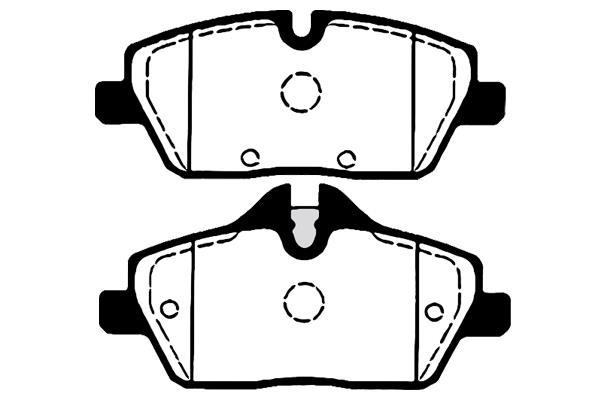 Jeu de 4 plaquettes de frein Raicam RA.0852.5