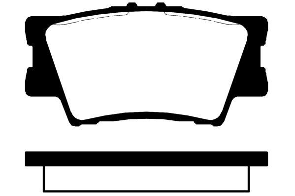 Jeu de 4 plaquettes de frein Raicam RA.0867.0