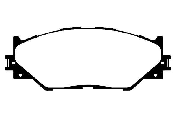Jeu de 4 plaquettes de frein Raicam RA.0872.0
