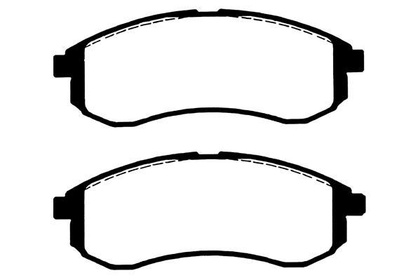 Jeu de 4 plaquettes de frein Raicam RA.0881.0