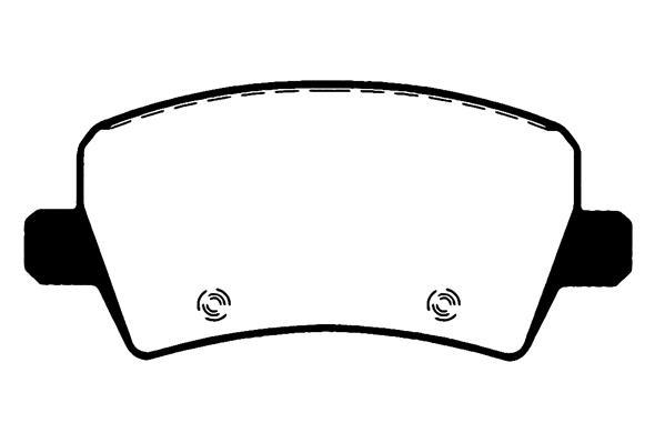 Jeu de 4 plaquettes de frein Raicam RA.0896.0