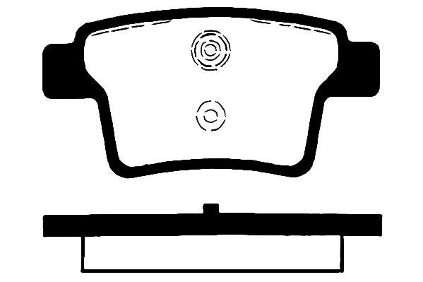 Jeu de 4 plaquettes de frein Raicam RA.0897.0